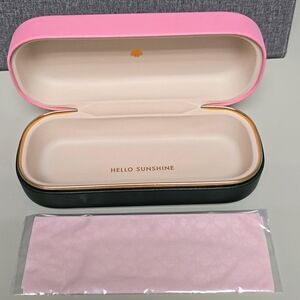Kate Spade Pink & Green Large Sunglass Case